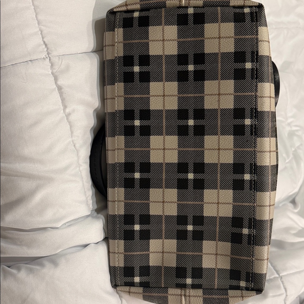 Kate Spade Black and White Checkered Tote Bag - Picture 5 of 5